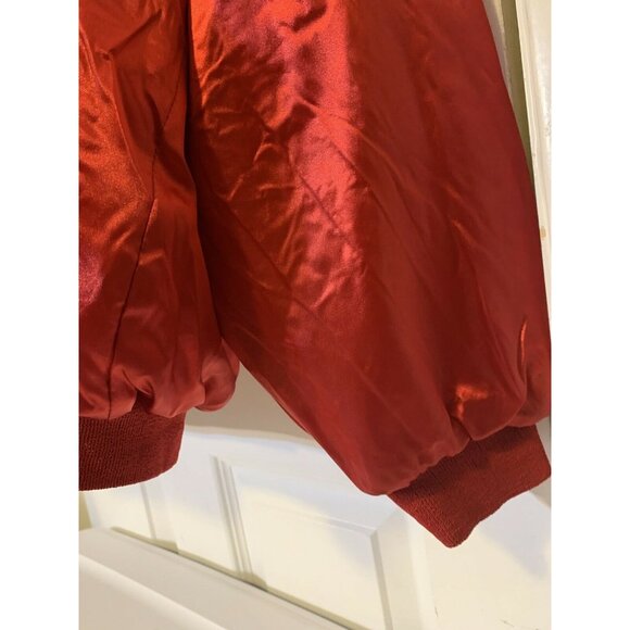 C.R. England Freight Global Transportation Satin Trucker Jacket‎ Patches XL VTG - Picture 9 of 9